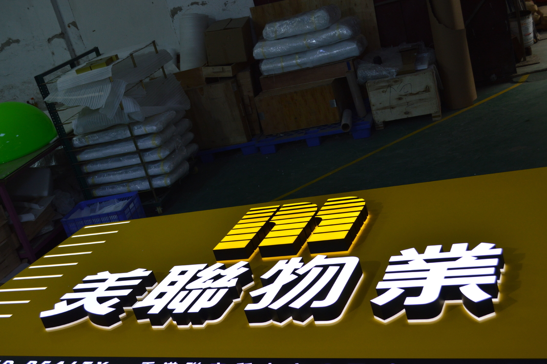 3D LED Letter Signs 3-7.5cm Depth 35000hrs Lifetime PMS/RAL/MATHEWS